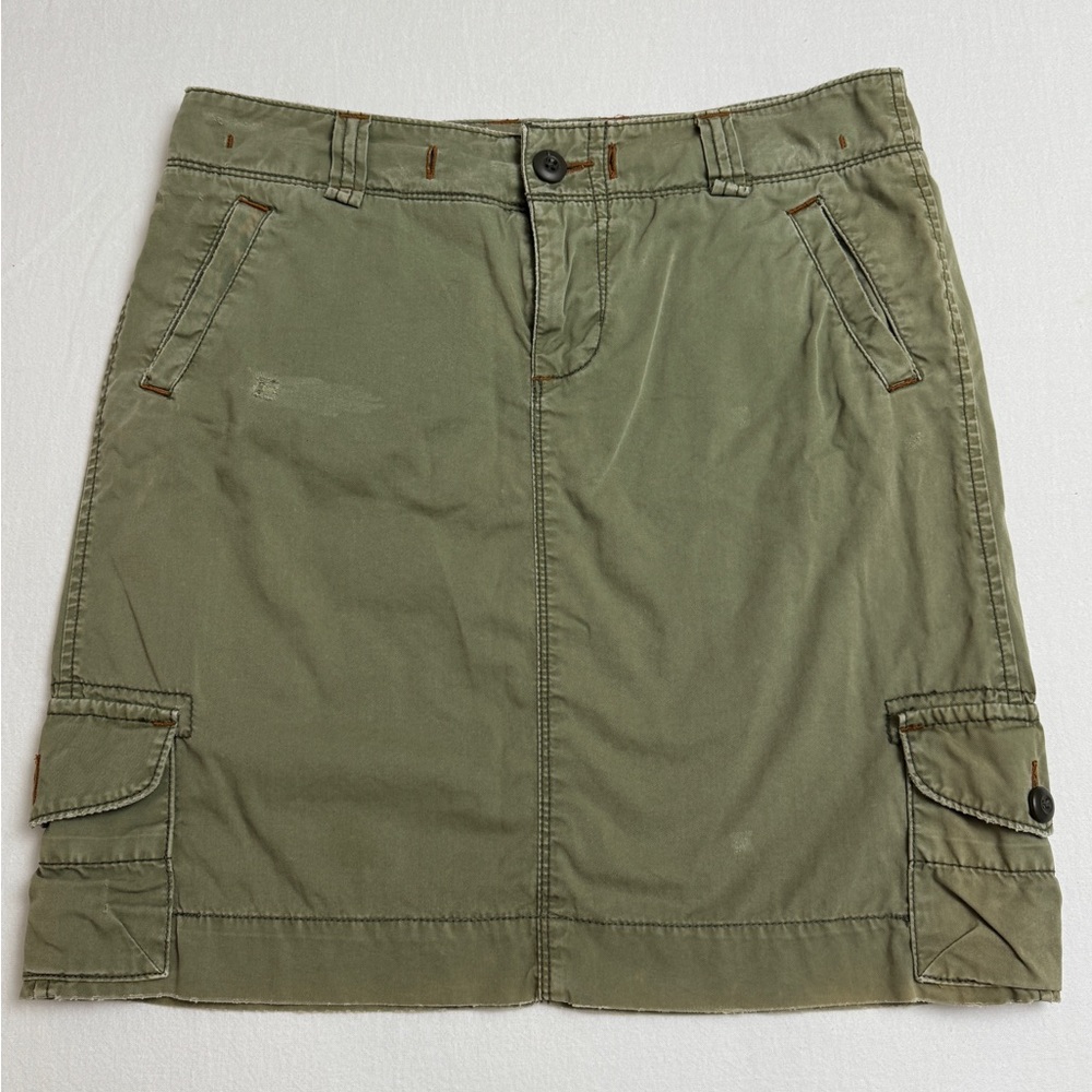 Vintage Polo Ralph Lauren Cargo Utility Skirt Size 4 Retro Faded Grunge